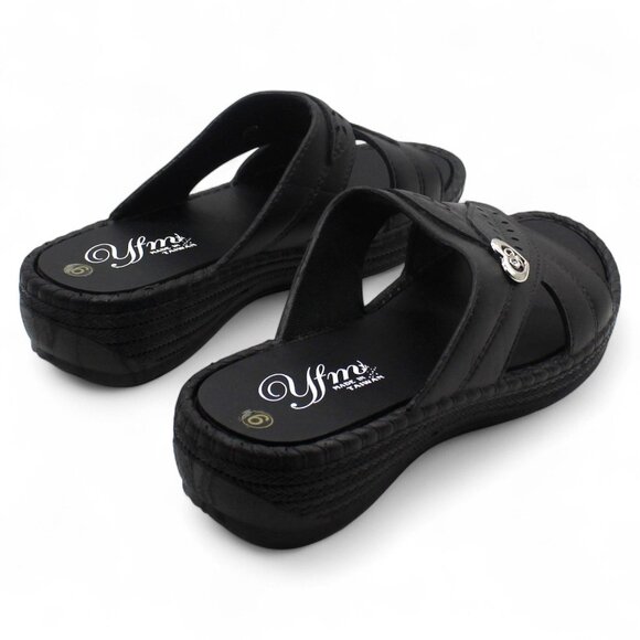 Tecs Women's Low Heel Slip-on Sandals Black, - Women's Outdoor at Academy Sports - Picture 4 of 8